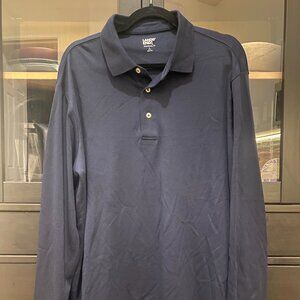Long-Sleeve Cotton Supima Polo Shirt from Lands' End